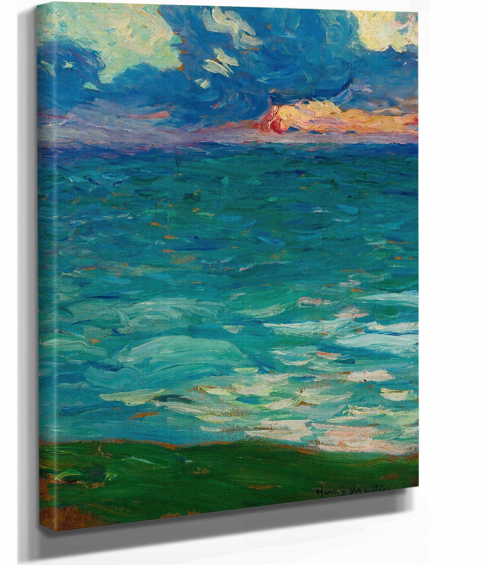 Au Bord De La Mer by Henri Martin