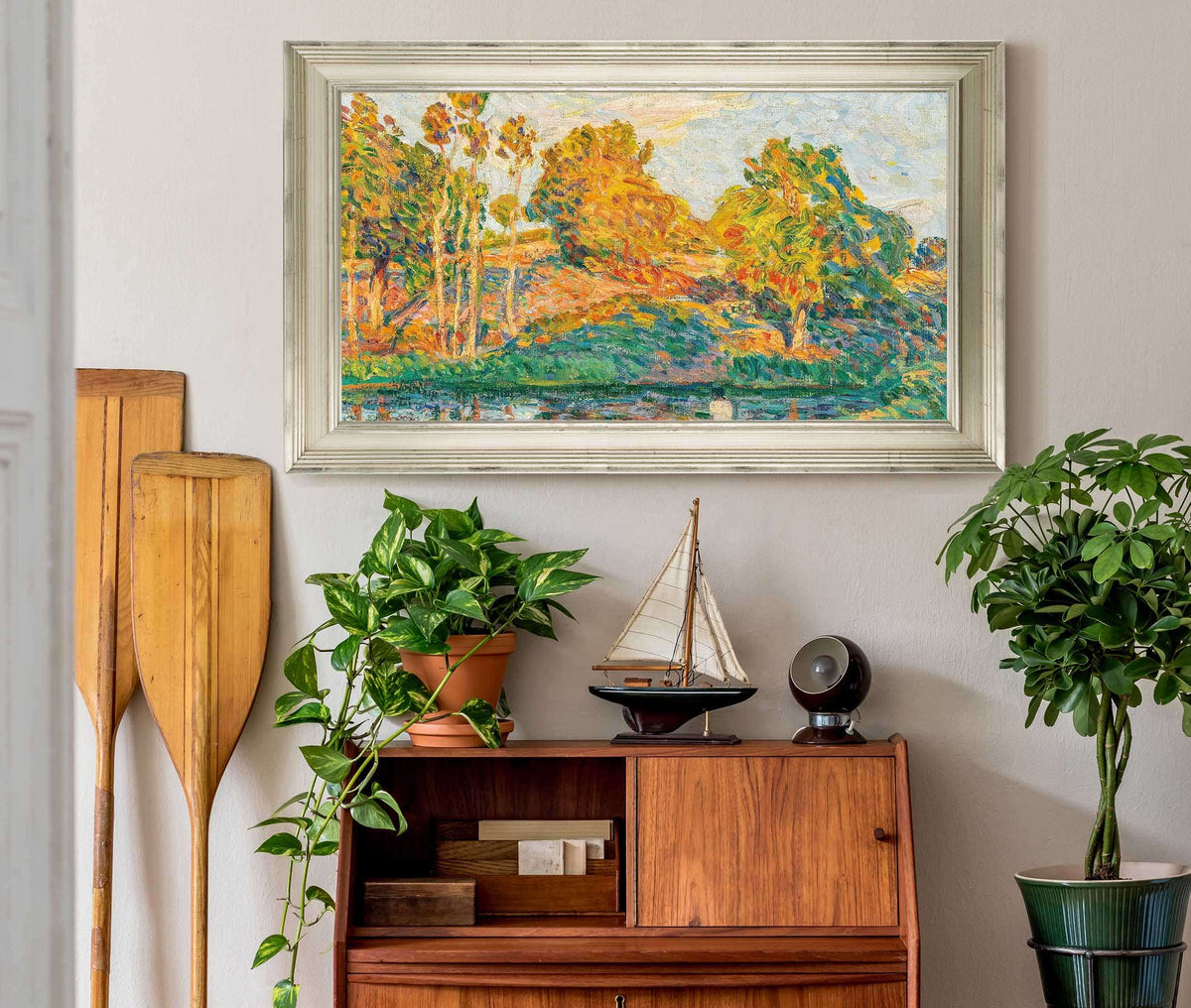 Au Bord De La Riviere by Henri Lebasque