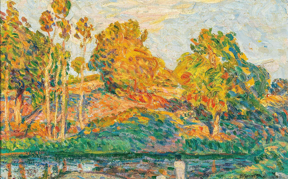 Au Bord De La Riviere by Henri Lebasque