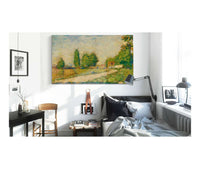 Au Bord Du Village by Georges Seurat