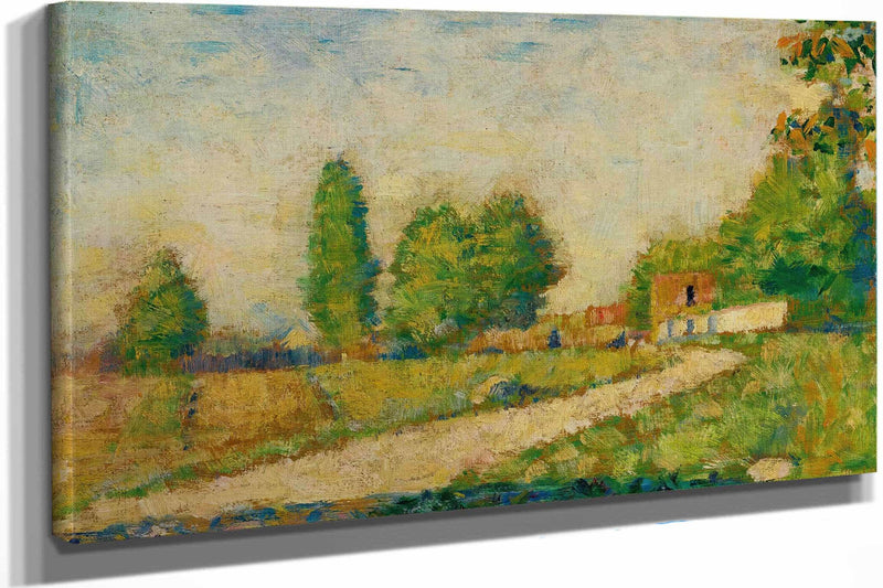 Au Bord Du Village by Georges Seurat