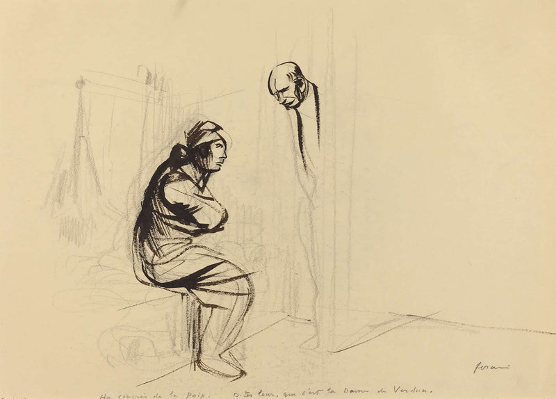 Au Congres De La Paix by Jean Louis Forain