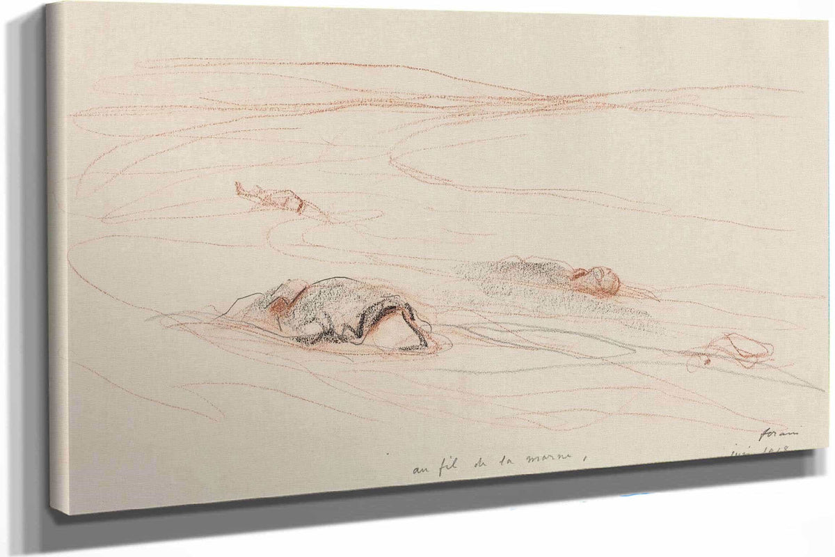 Au Fil De La Marne by Jean Louis Forain