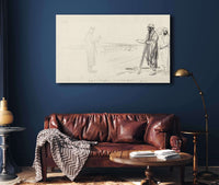 Au Front De Champagne Les Dernieres Prieres by Jean Louis Forain