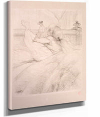 Au Lit  by Henri De Toulouse Lautrec