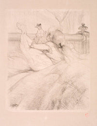 Au Lit  by Henri De Toulouse Lautrec