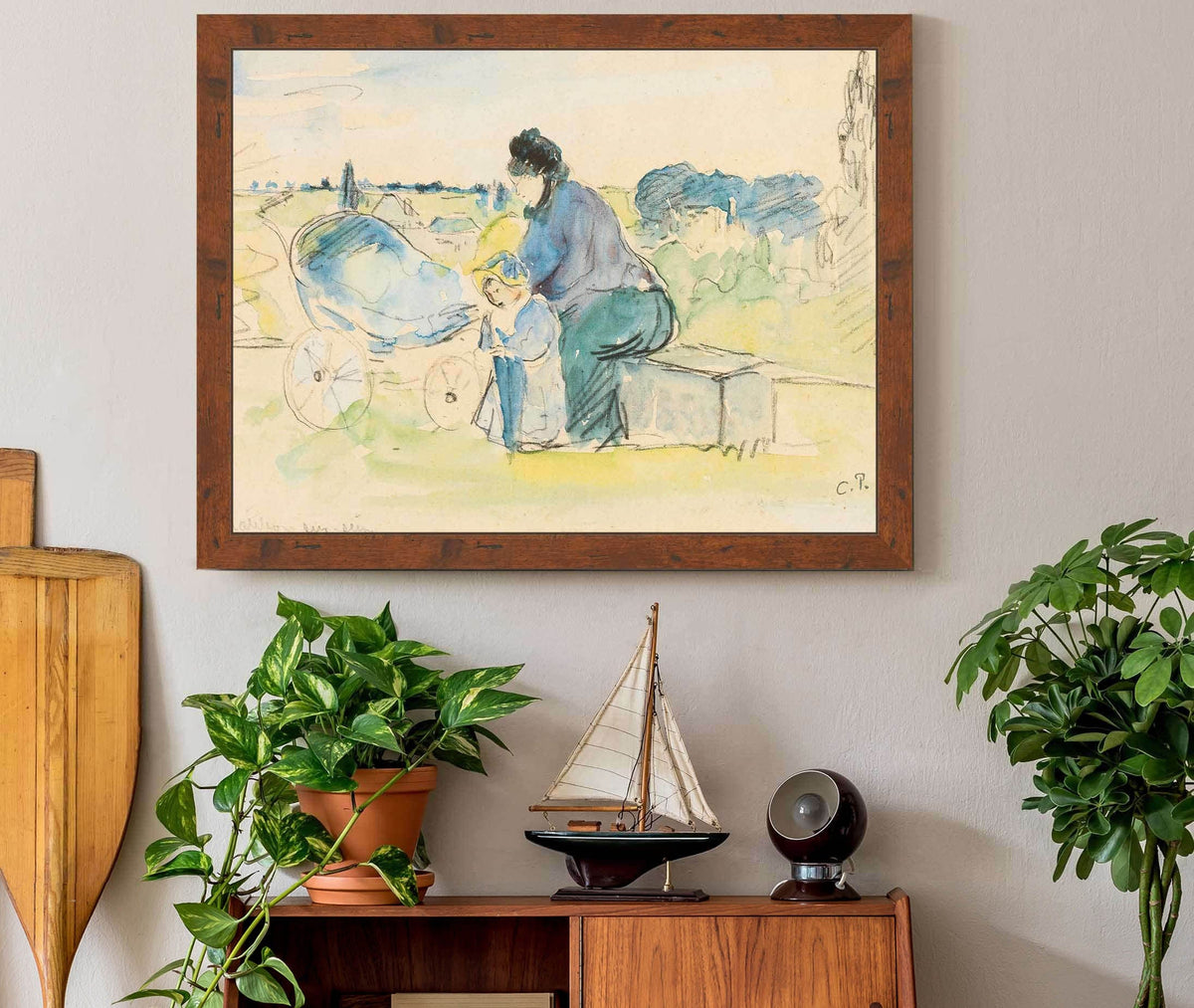 Au Parc by Camille Pissarro