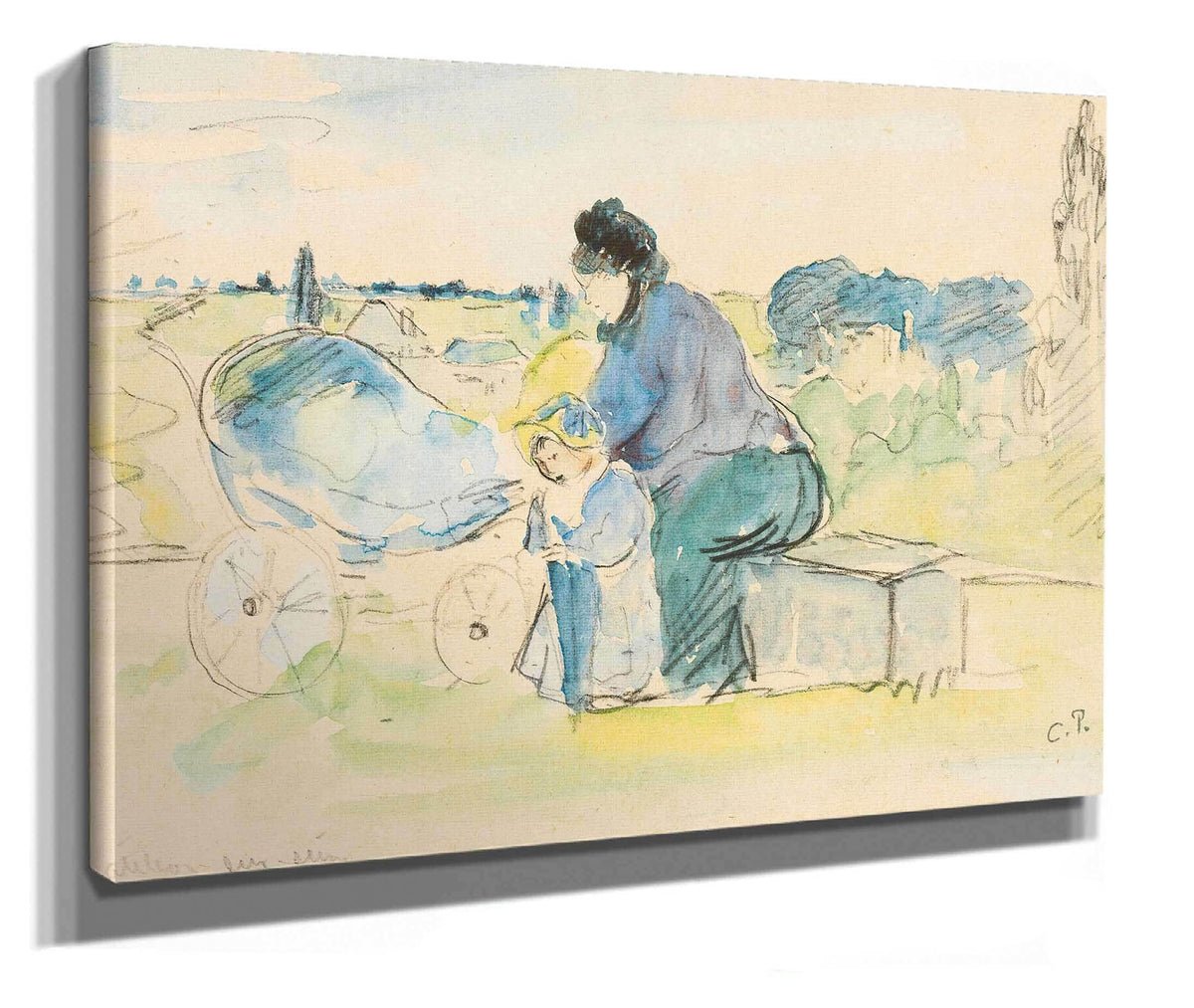 Au Parc by Camille Pissarro