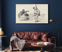 Au Piree Le Depart Des Boches by Jean Louis Forain