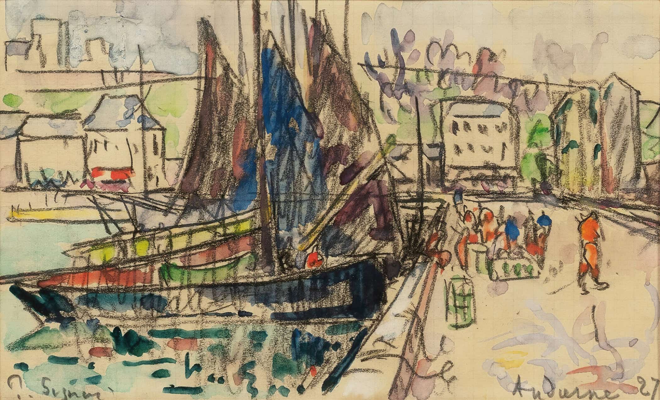 Audierne by Paul Signac