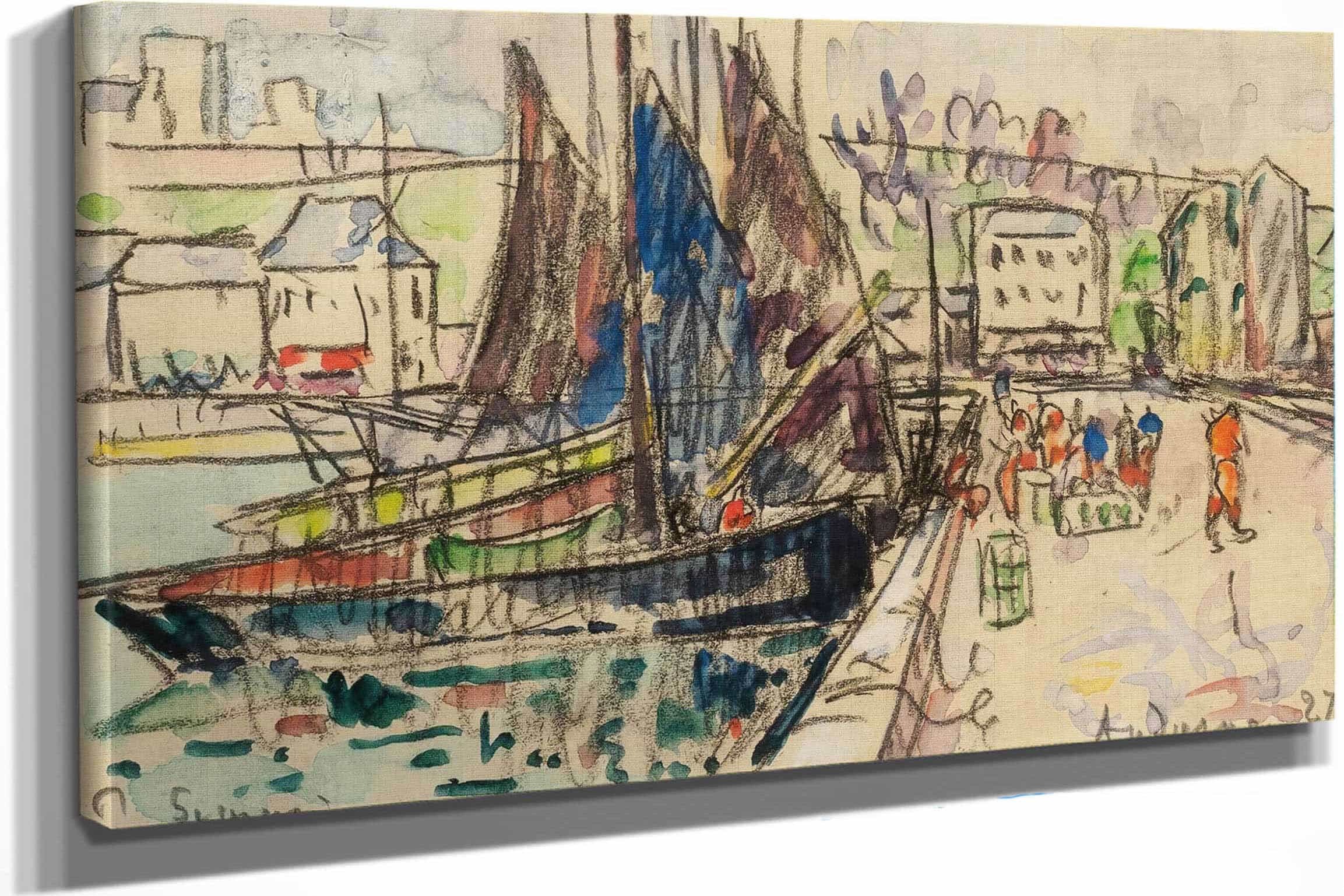 Audierne by Paul Signac