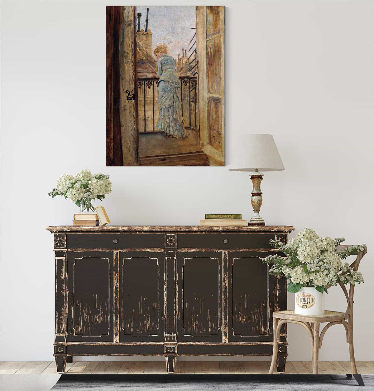 Auf Dem Balkon by Anton Romako