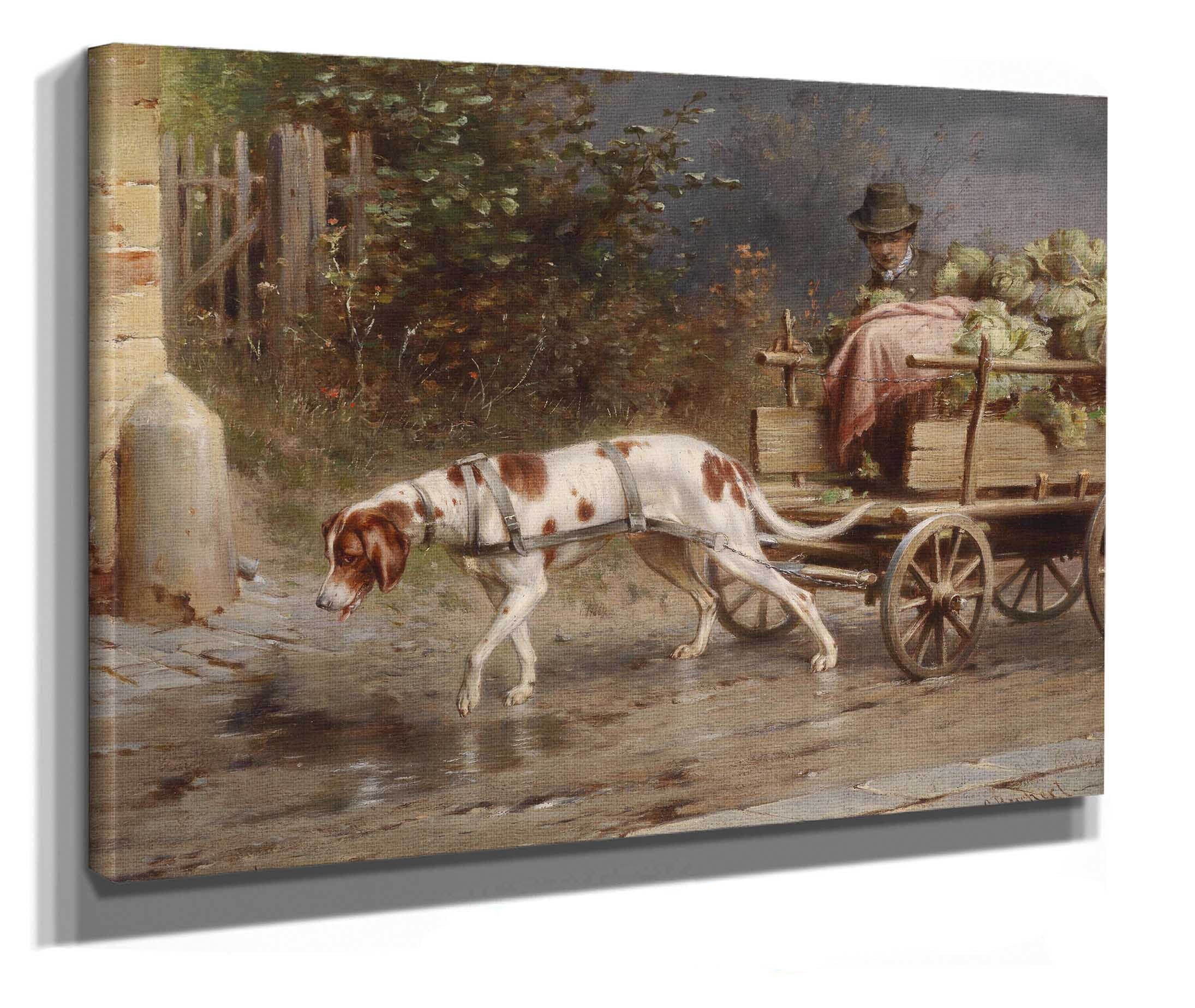 Auf Dem Weg Zum Markt by Carl Reichert