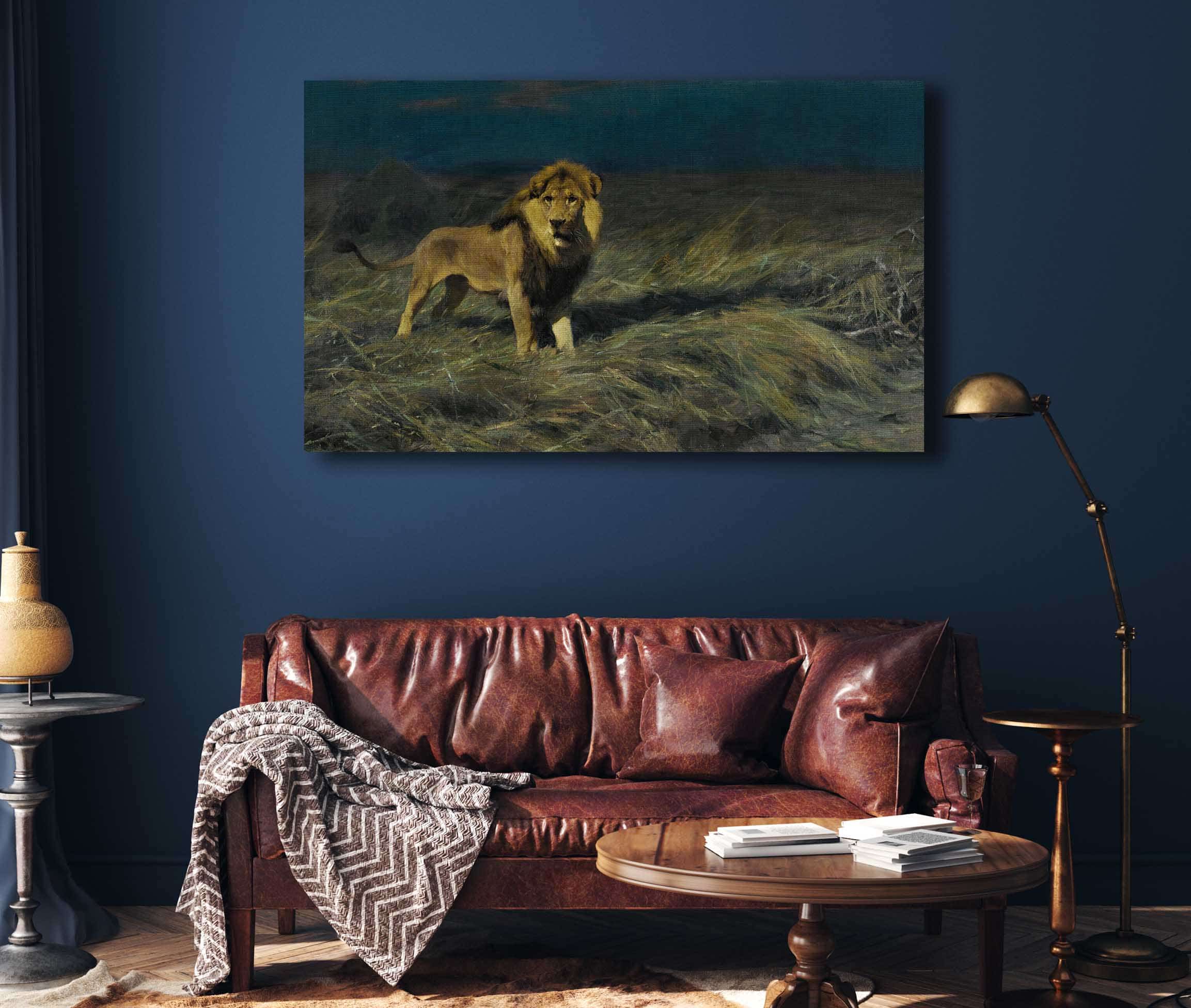 Auf Der Suche Nach Beute In Search Of Prey by Wilhelm Kuhnert