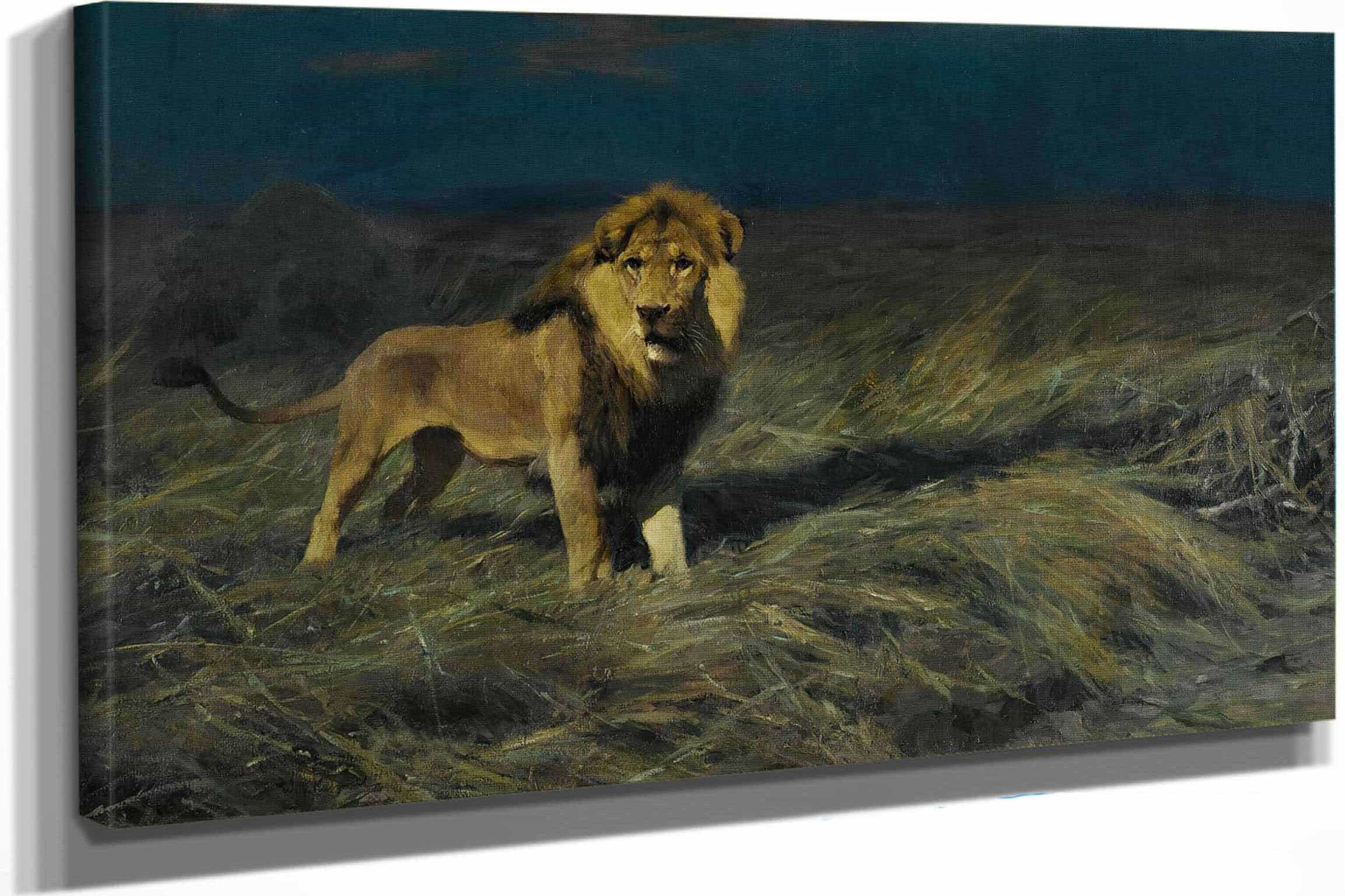 Auf Der Suche Nach Beute In Search Of Prey by Wilhelm Kuhnert