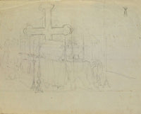 Aufbahrung Der Juliana Krafft Und Ihrer Tochter Ludovica by Johann Peter Krafft