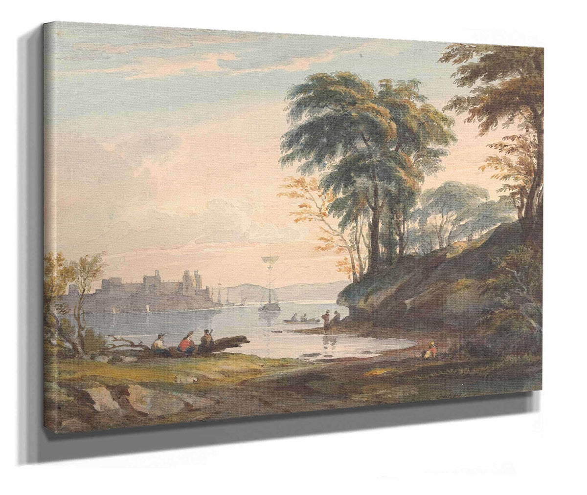 Augt Th Conway Castle by Thomas Sully