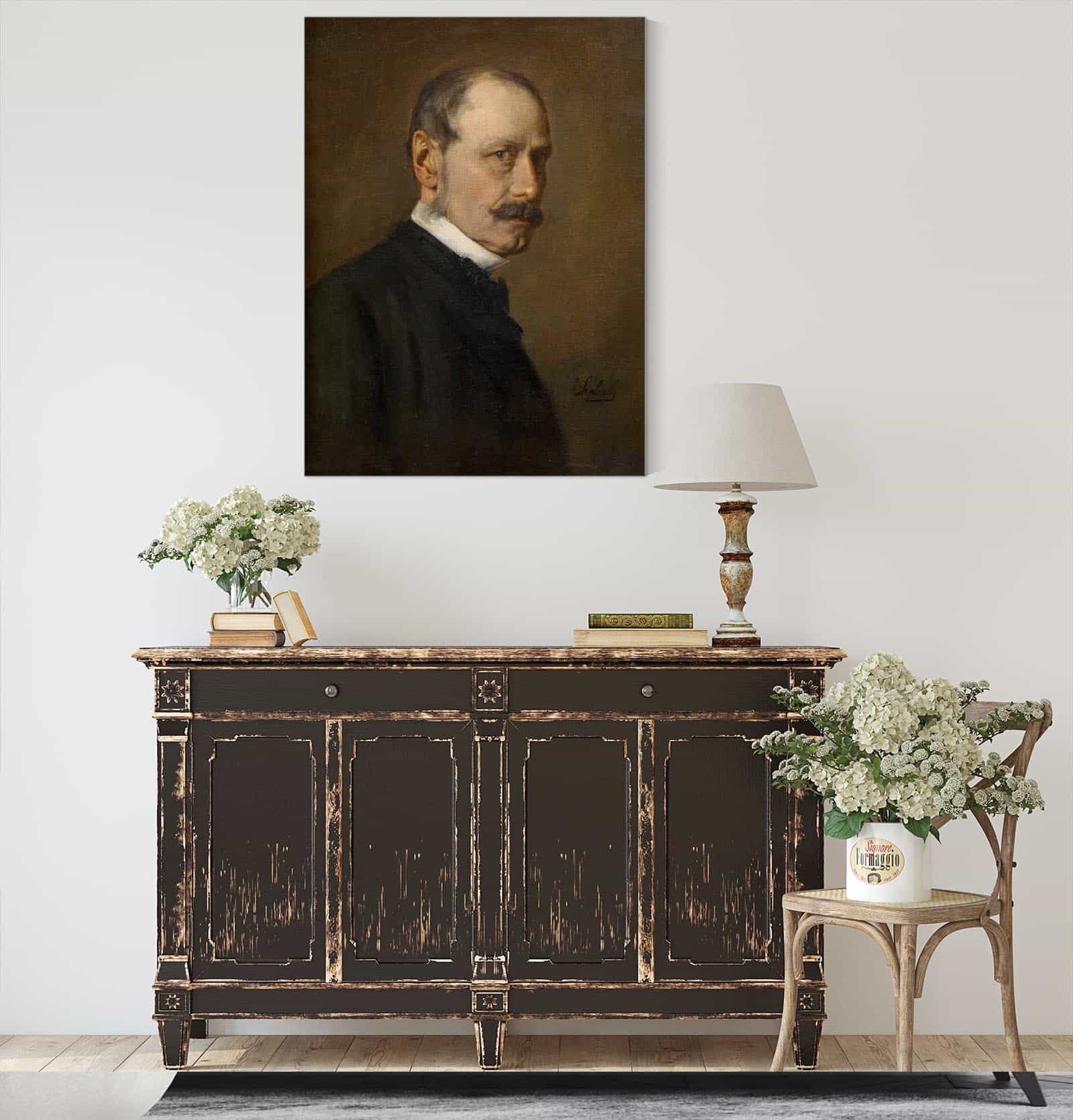 August Pettenkofen Maler by Franz Von Lenbach