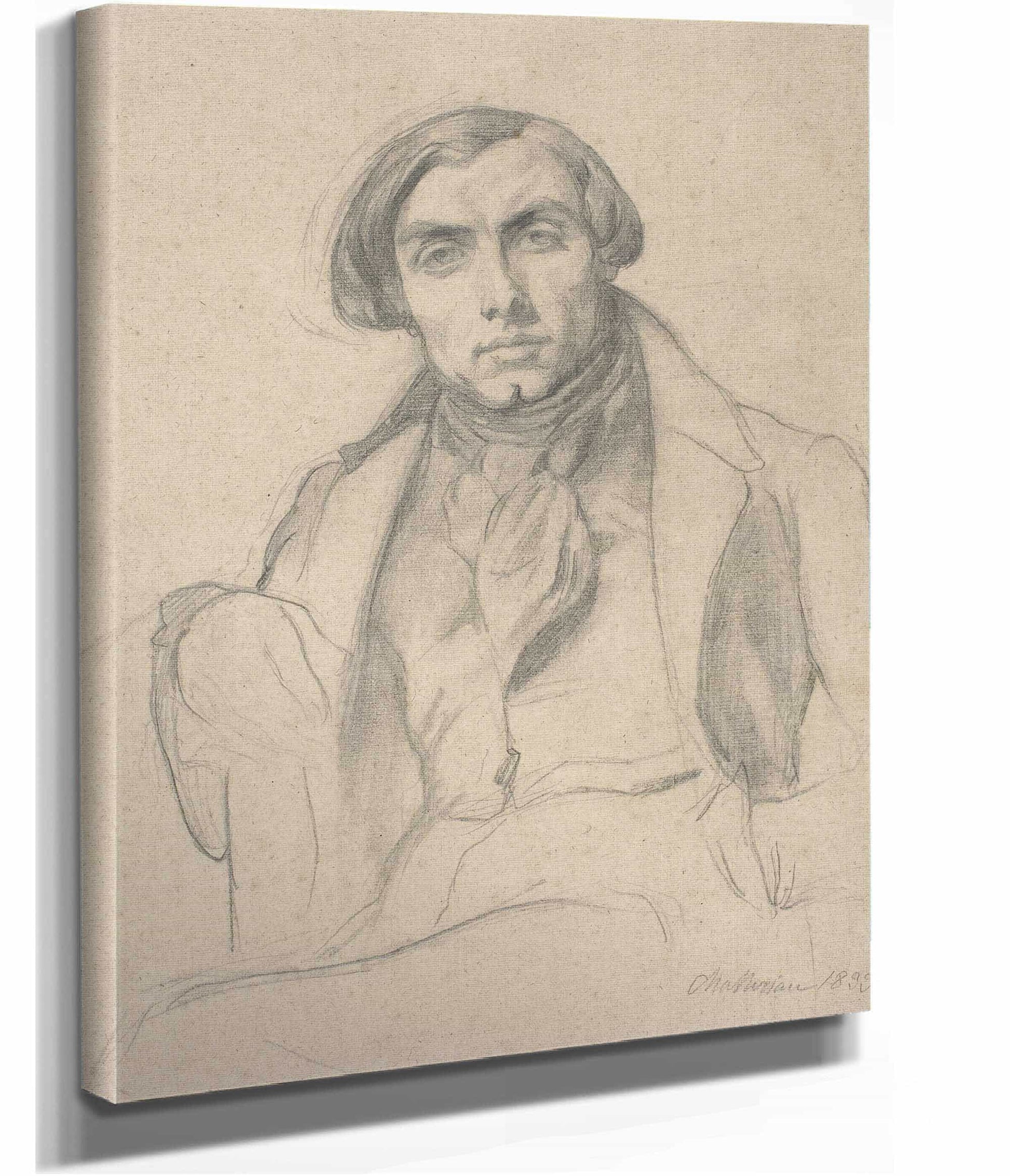 Auguste Ottin by Theodore Chasseriau
