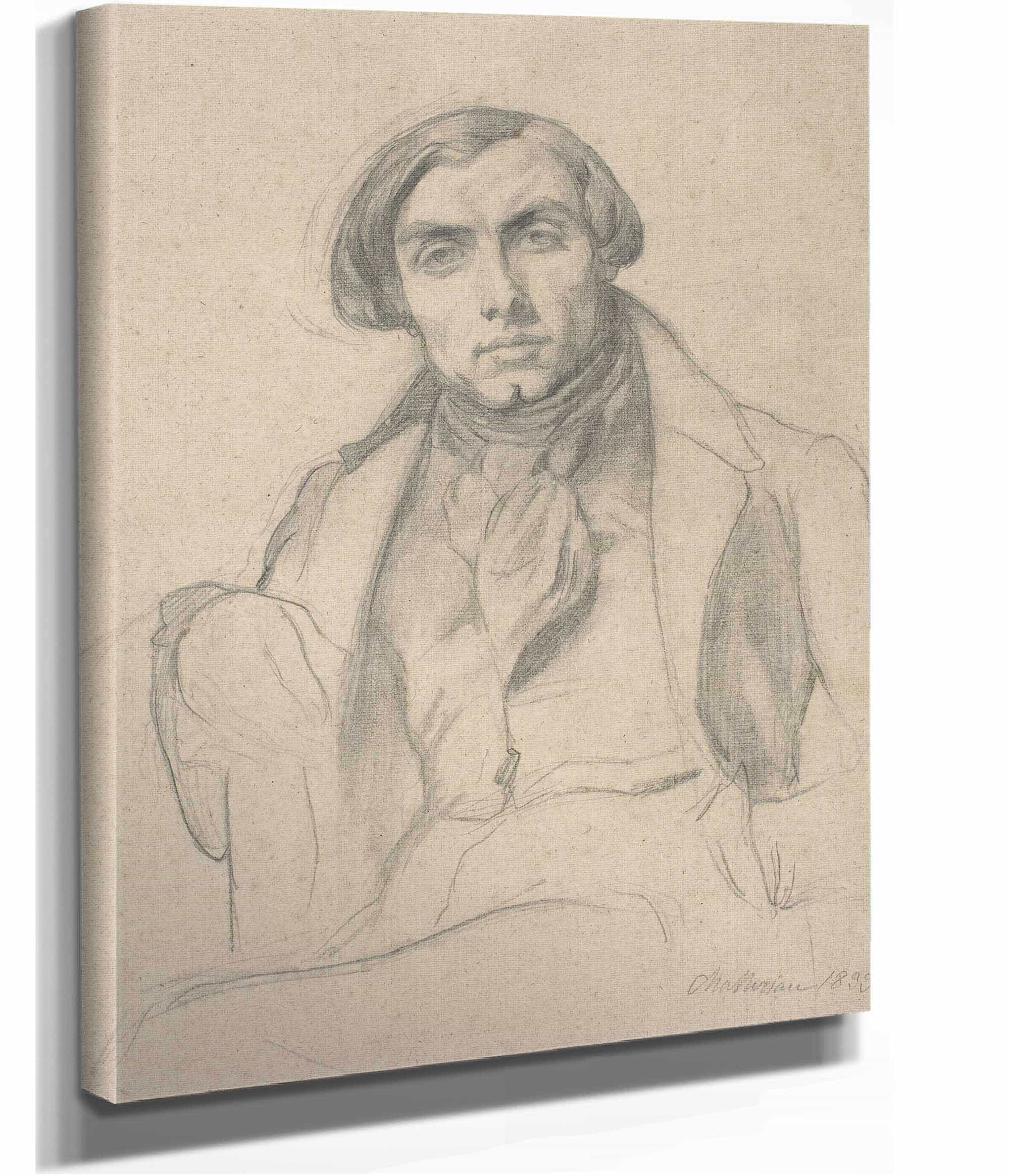 Auguste Ottin by Theodore Chasseriau