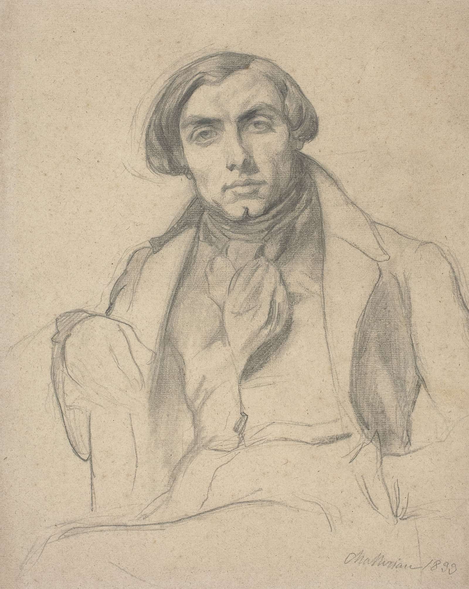 Auguste Ottin by Theodore Chasseriau