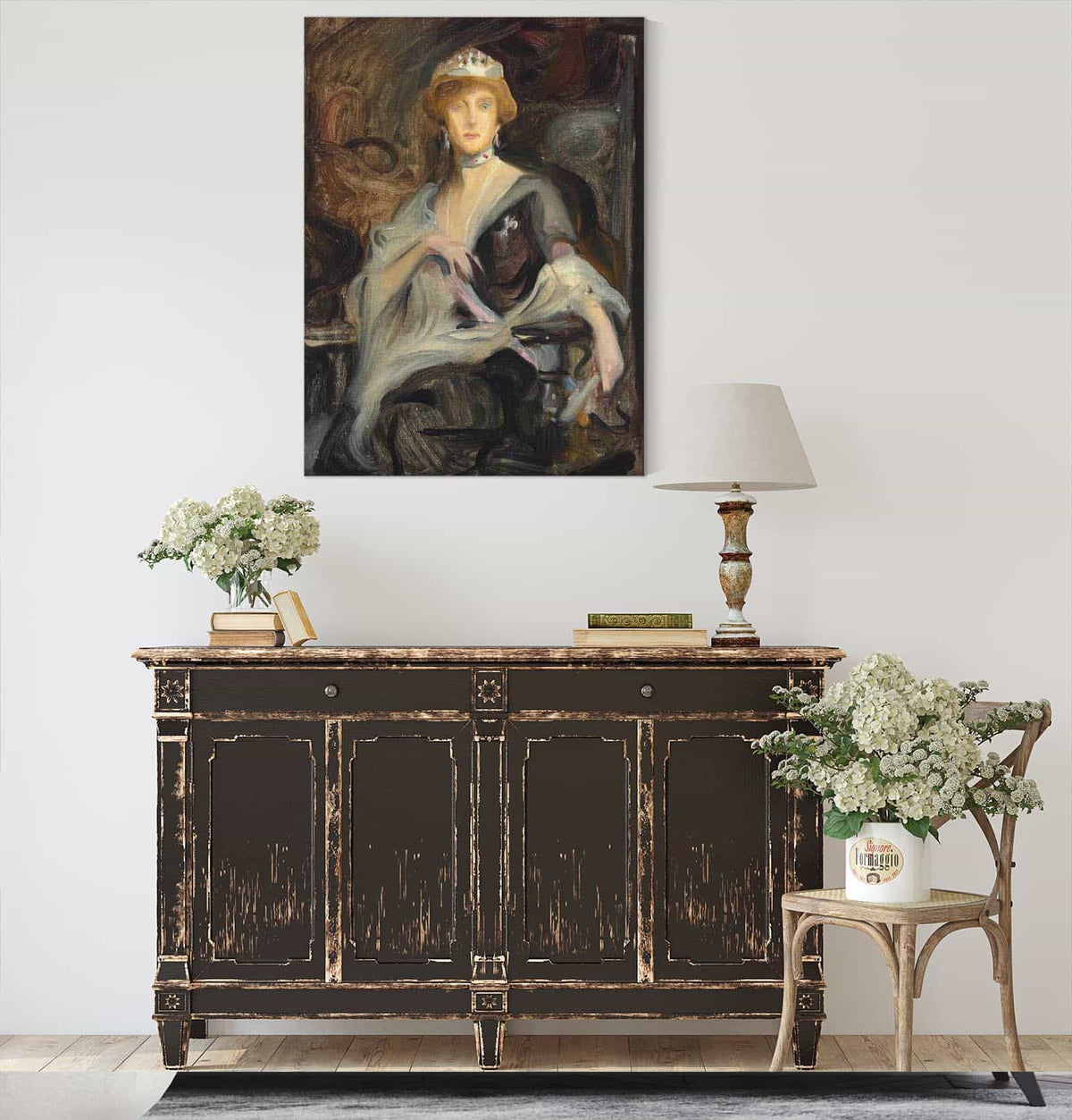 Auguste Victoria Queen Of Portugal In Exile A Study by Philip Alexius De Laszlo