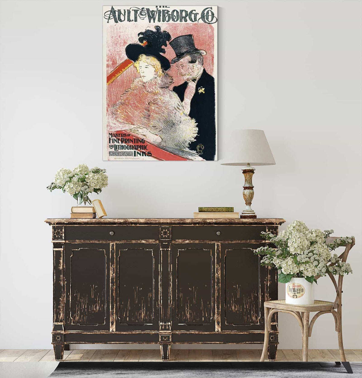 Ault And Wiborg Ad by Henri De Toulouse Lautrec