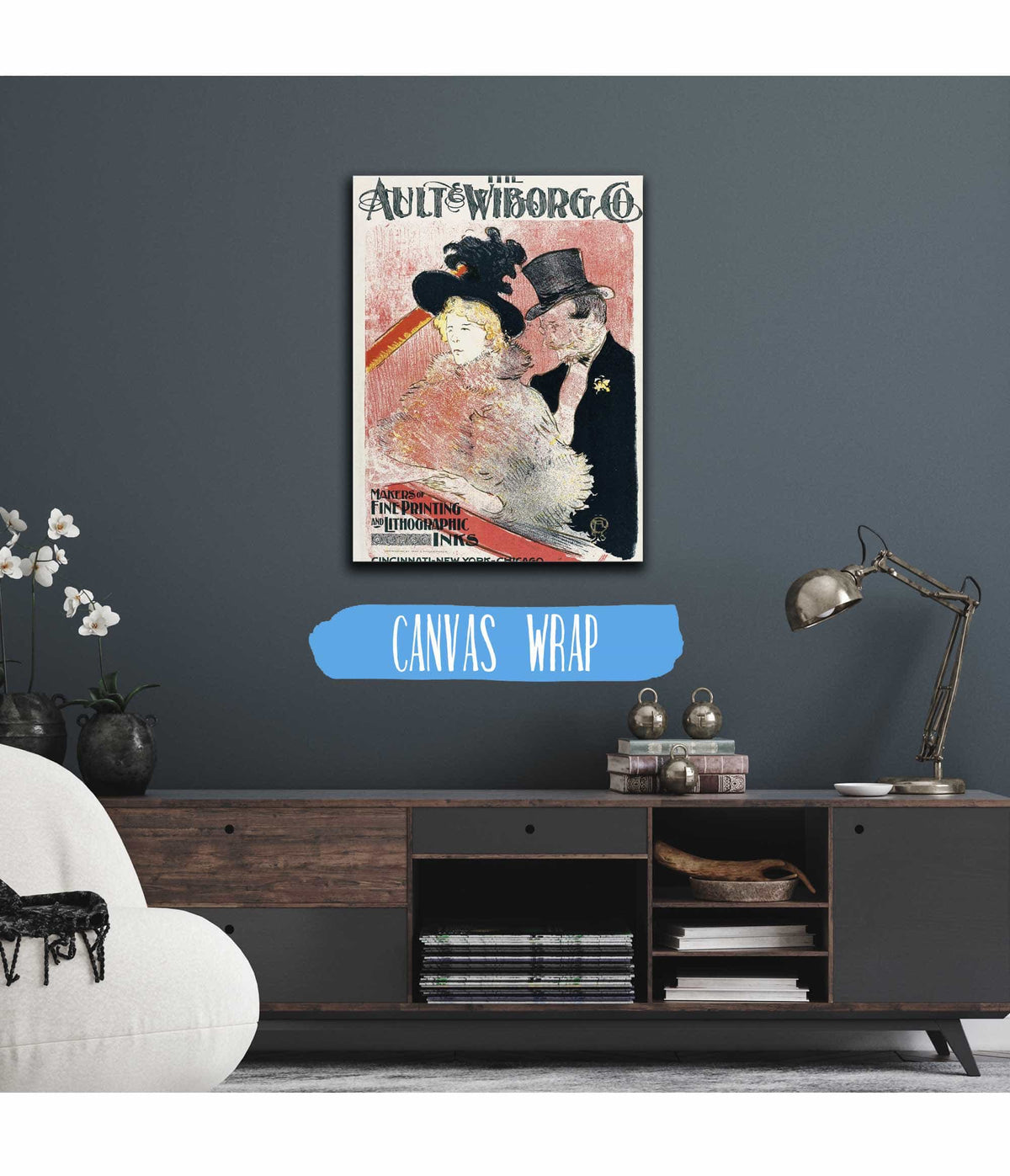 Ault And Wiborg Ad by Henri De Toulouse Lautrec