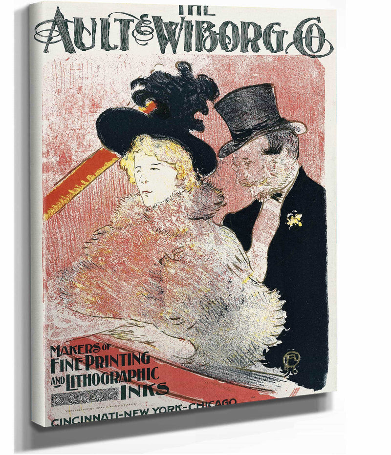 Ault And Wiborg Ad by Henri De Toulouse Lautrec
