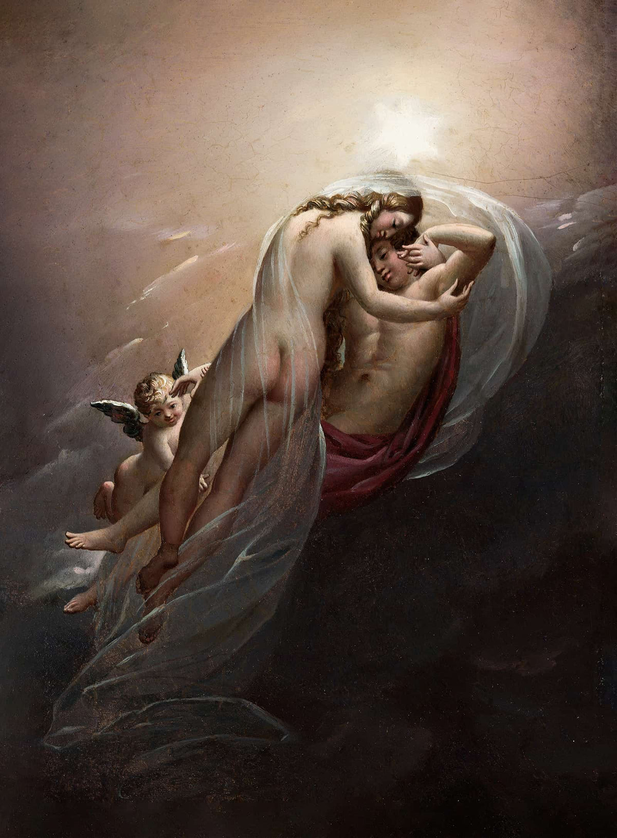 Aurora And Cephalus by Anne Louis Girodet Trioson