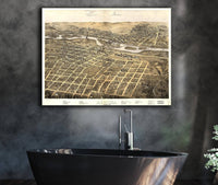 Aurora Illinois 1867 State of Illinois