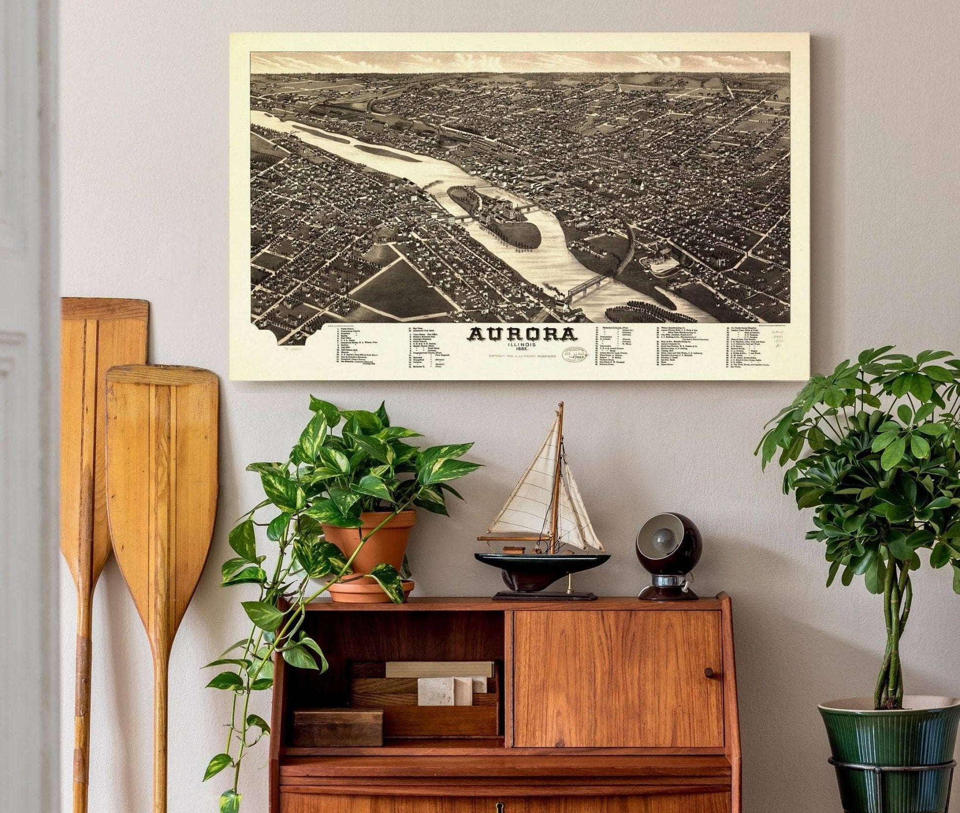 Aurora Illinois 1882  State Of Illinois