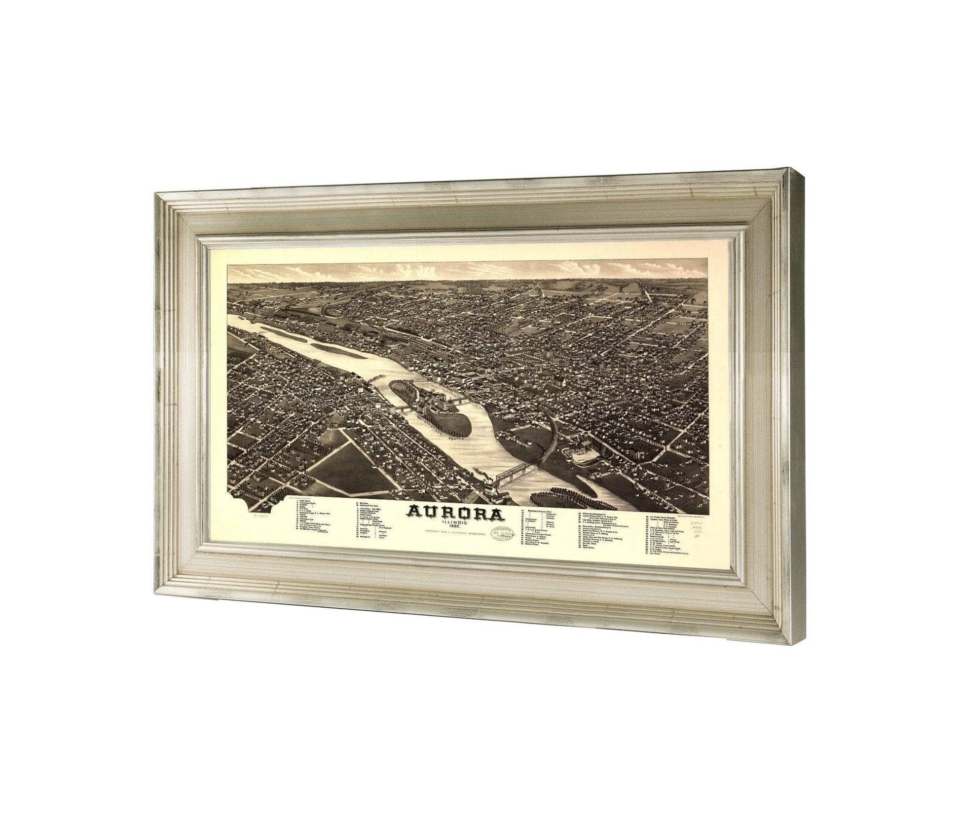 Aurora Illinois 1882  State Of Illinois