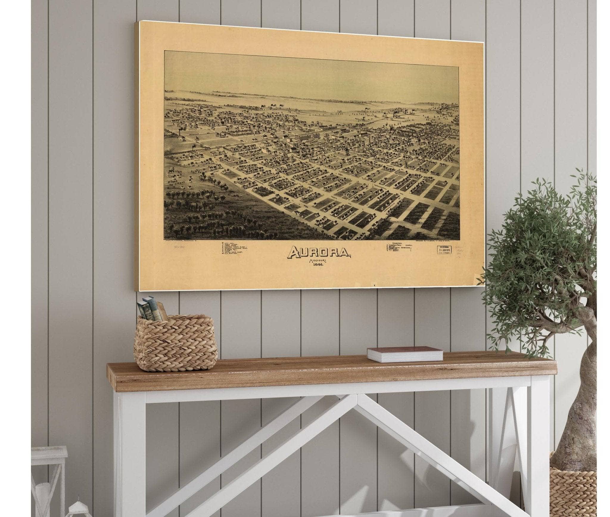 Aurora Missouri 1891  State Of Missourri