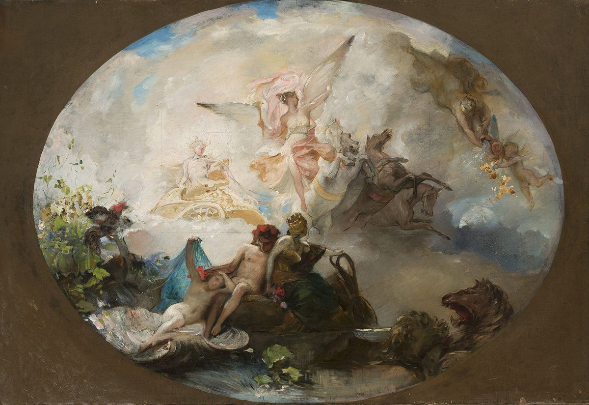 Aurora Plafond Project by Henryk Siemiradzki