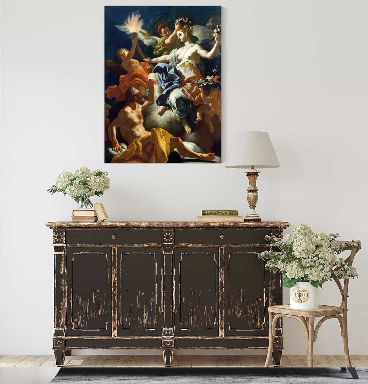 Aurora Taking Leave Of Tithonus by Francesco Solimena