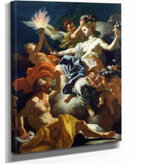 Aurora Taking Leave Of Tithonus by Francesco Solimena