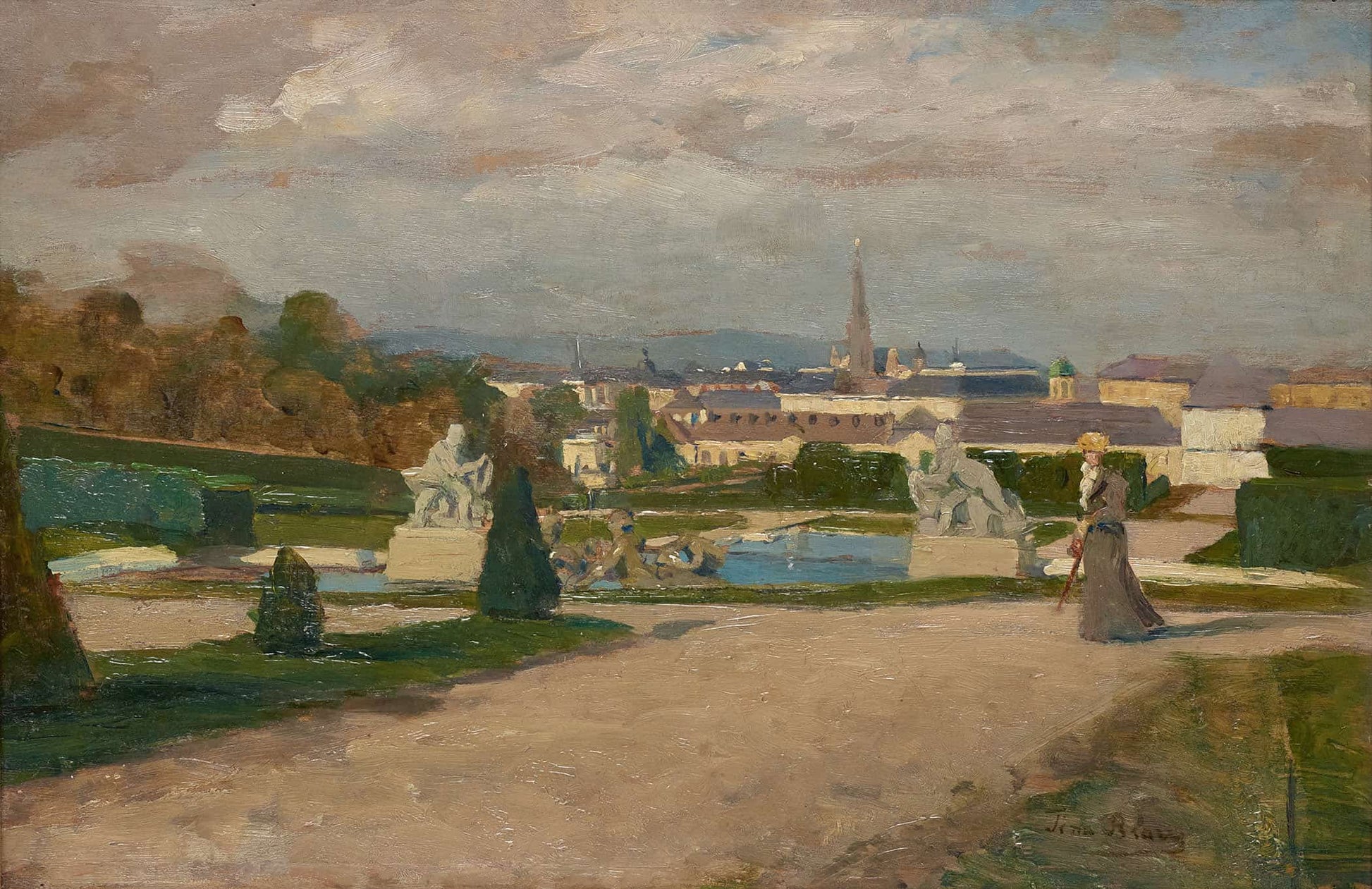 Aus Dem Belvedere by Tina Blau