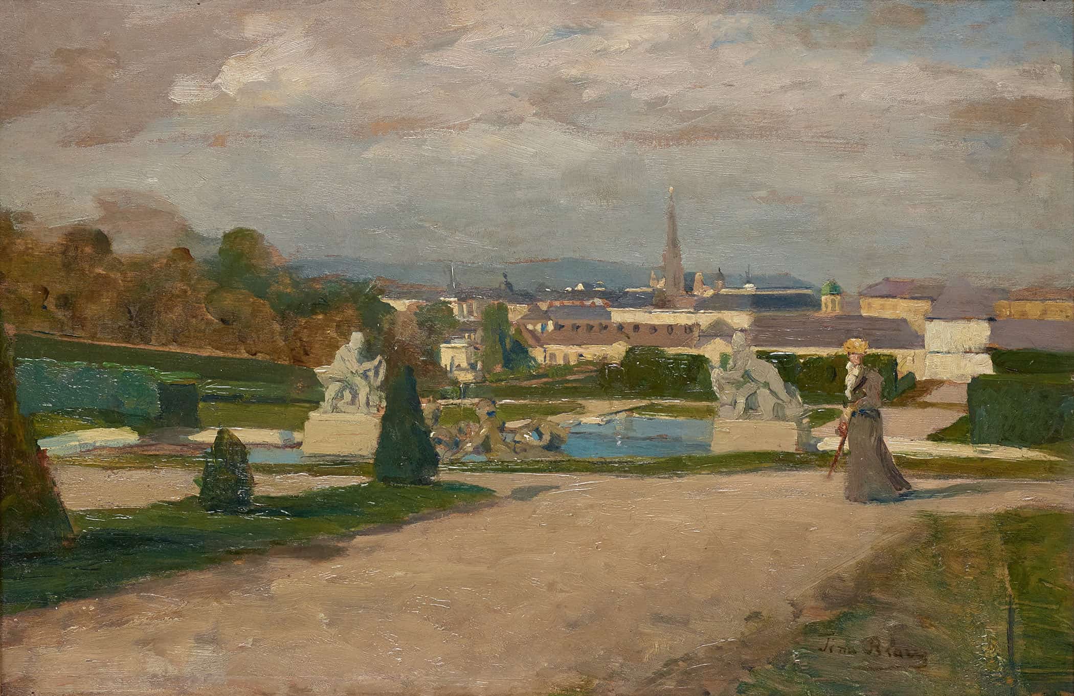 Aus Dem Belvedere by Tina Blau
