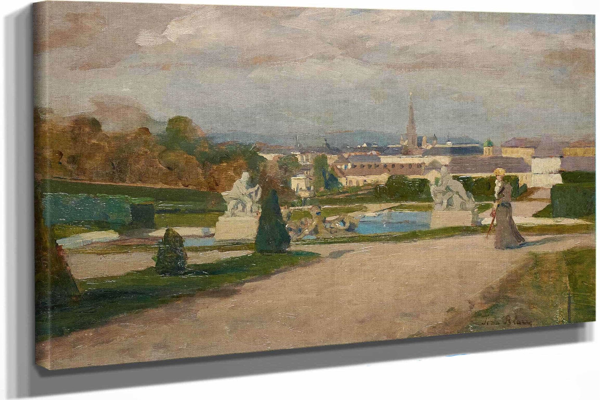 Aus Dem Belvedere by Tina Blau
