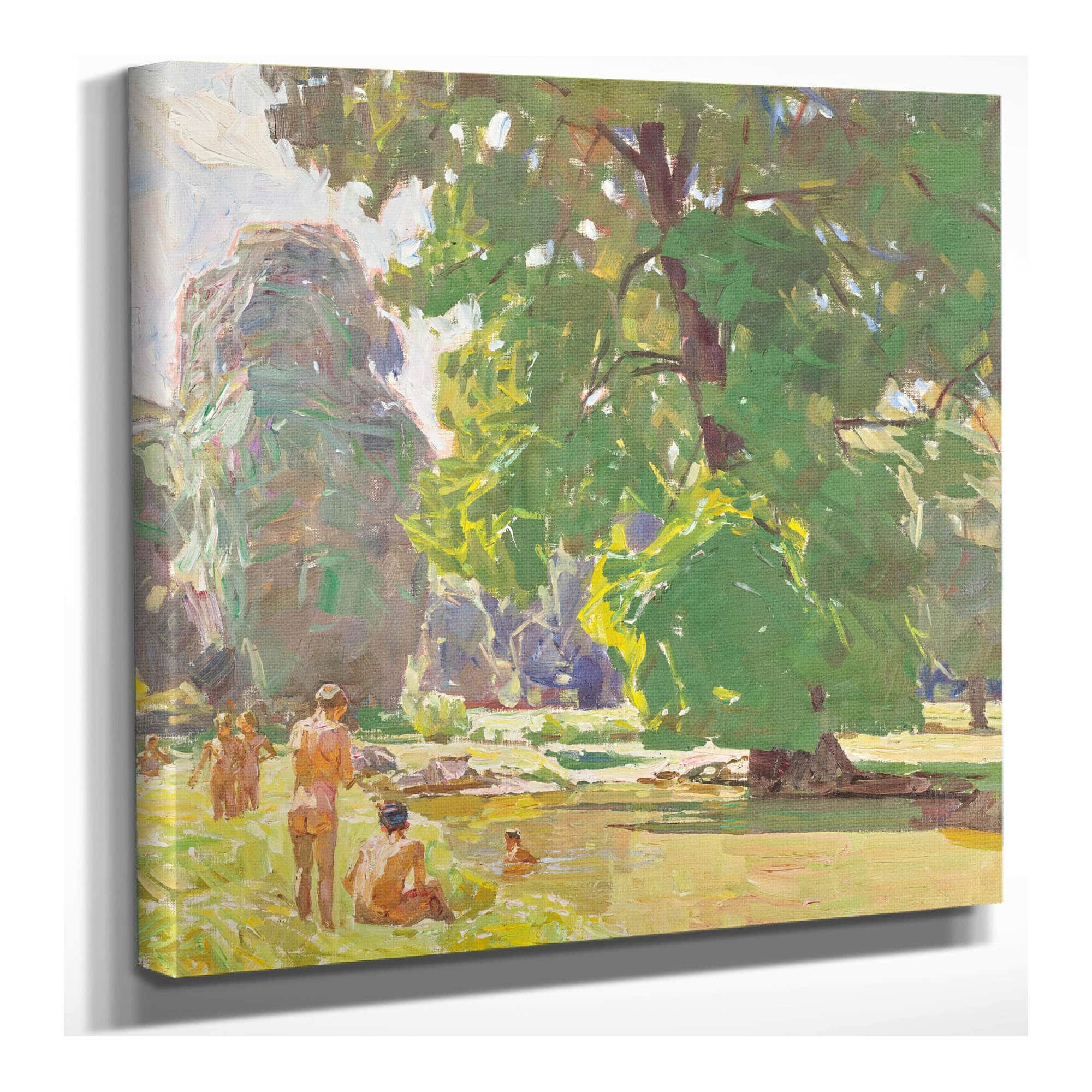Aus Dem Wiener Prater Ii Sommertag by Carl Moll