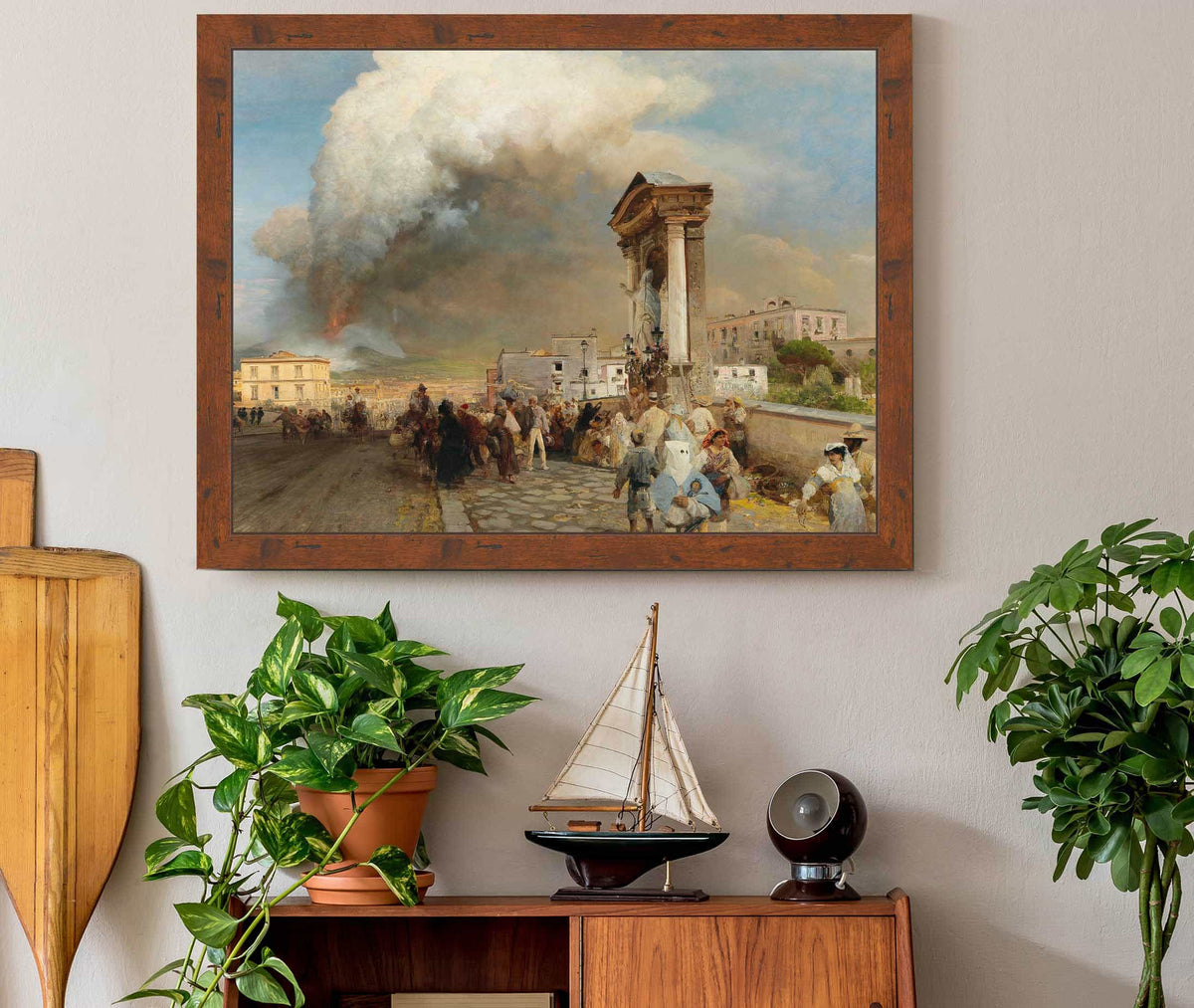 Ausbruch Des Vesuv by Oswald Achenbach