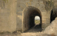 Auteuil Un Passage Voute by Jean Baptiste Camille Corot