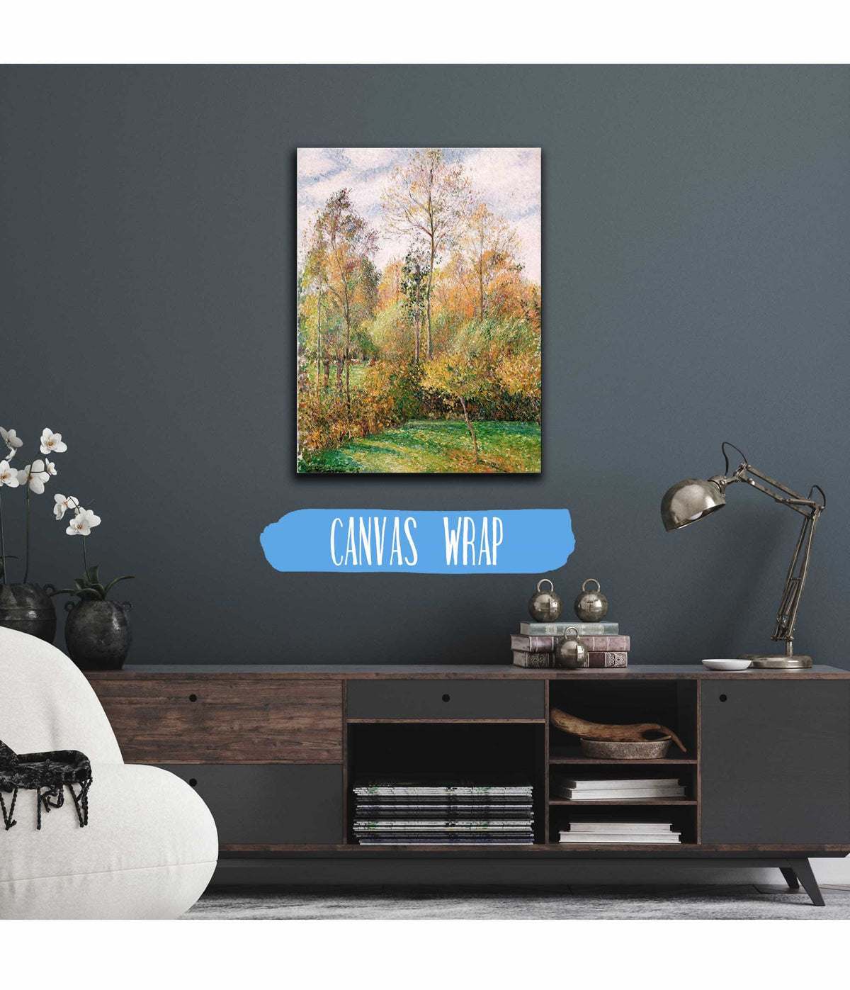 Automne Peupliers Eragny Autumn Poplars Eragny by Camille Pissarro