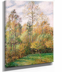 Automne Peupliers Eragny Autumn Poplars Eragny by Camille Pissarro