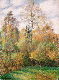 Automne Peupliers Eragny Autumn Poplars Eragny by Camille Pissarro