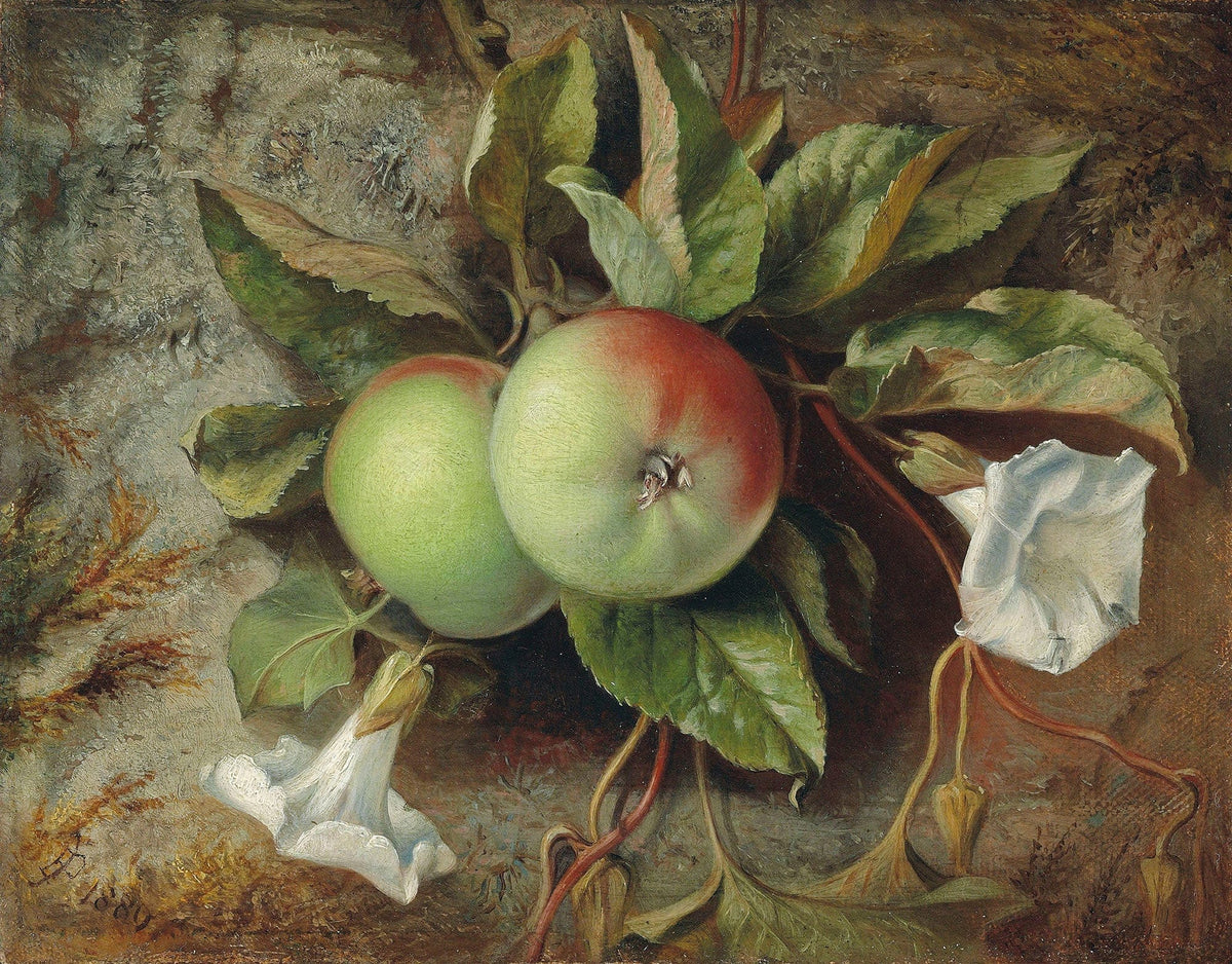 Autumn Apples And Convolvulus by Edward John Poynter