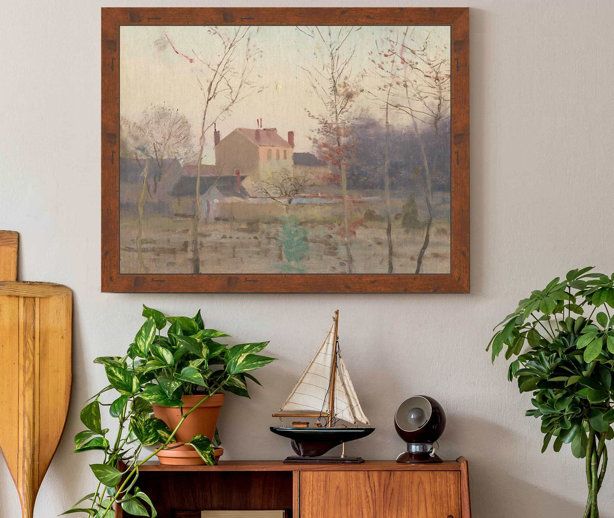 Autumn At The Edge Of A City  by Ladislav Mednyanszky