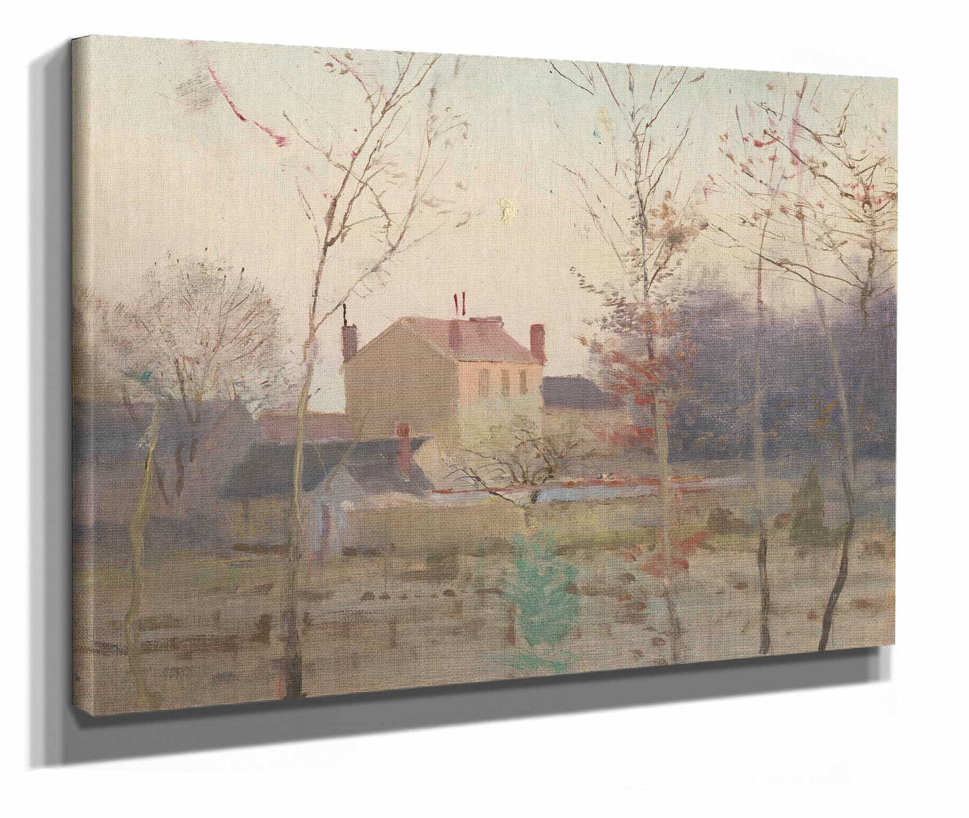 Autumn At The Edge Of A City  by Ladislav Mednyanszky