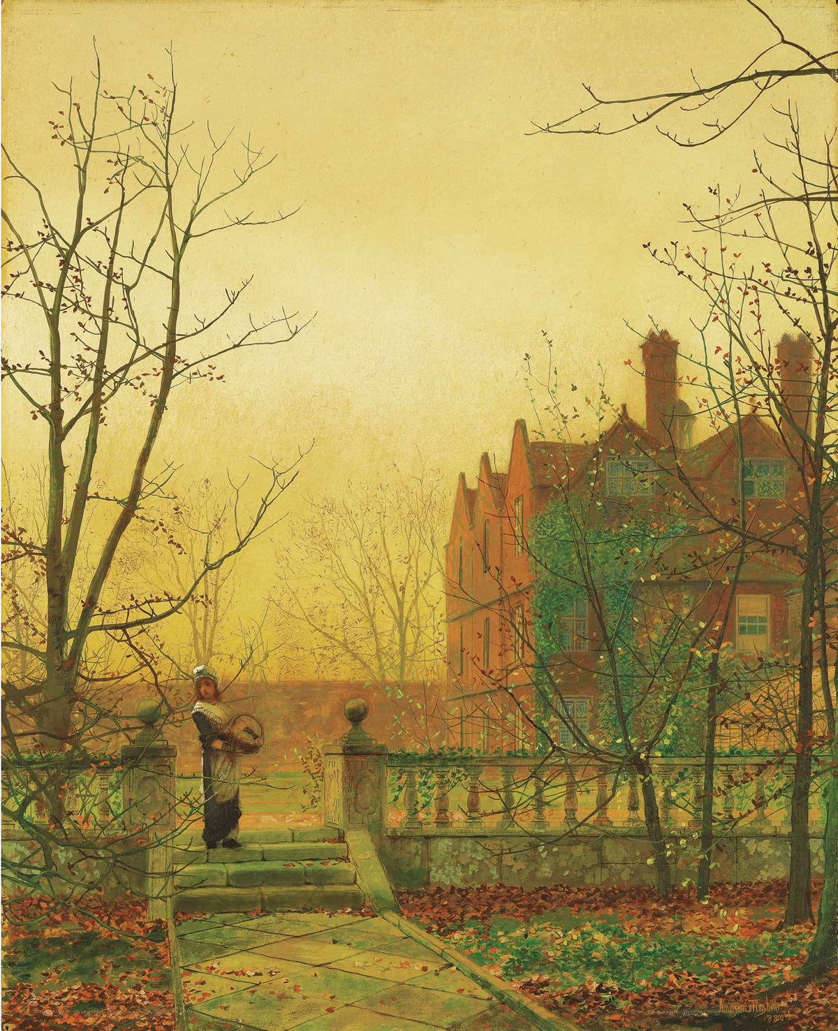 Autumn Gold by John Atkinson Grimshaw